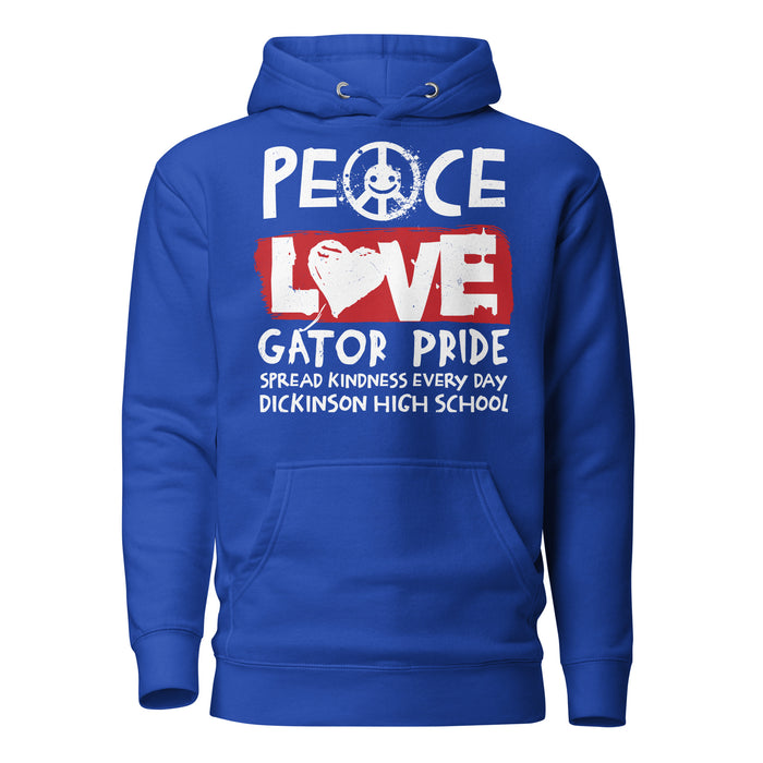 Dickinson High School Gators Royal Blue Premium Unisex Hoodie 240