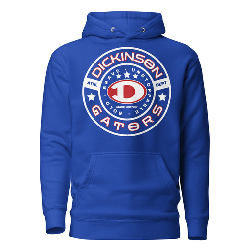 Dickinson High School Gators Royal Blue Premium Unisex Hoodie 239