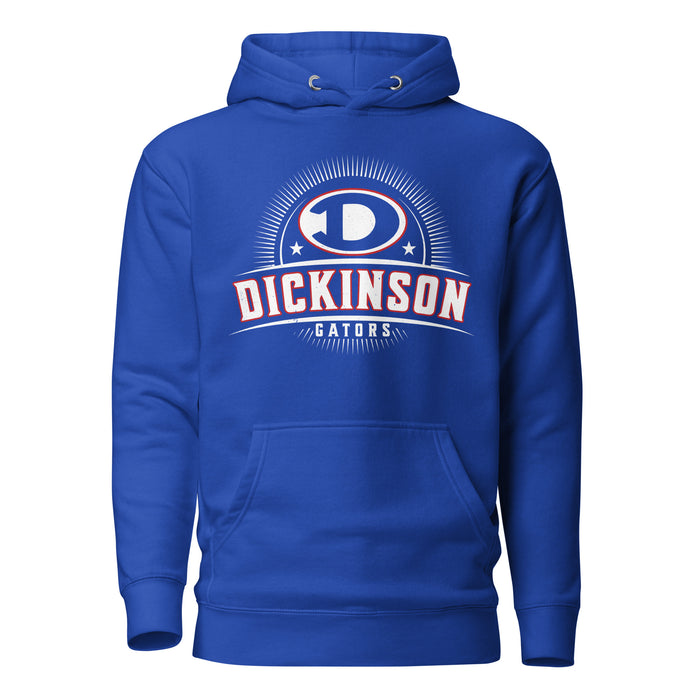 Dickinson High School Gators Royal Blue Premium Unisex Hoodie 221