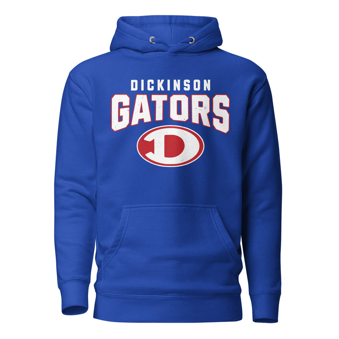 Dickinson High School Gators Royal Blue Premium Unisex Hoodie 234
