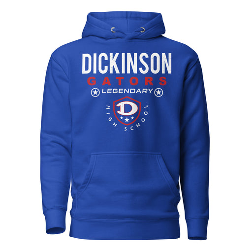 Dickinson High School Gators Royal Blue Premium Unisex Hoodie 003