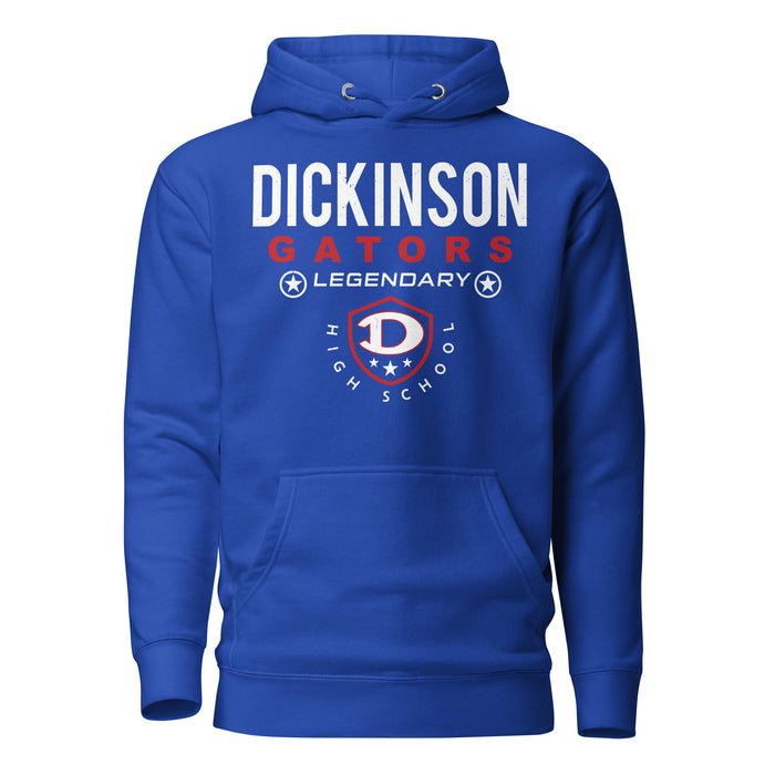 Dickinson High School Gators Royal Blue Premium Unisex Hoodie 003
