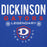 Close-up view of Dickinson High School Gators Royal Blue Premium Unisex Hoodie 003