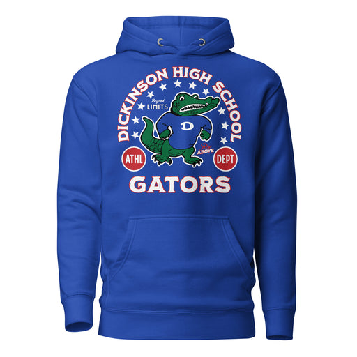 Dickinson High School Gators Royal Blue Premium Unisex Hoodie 208