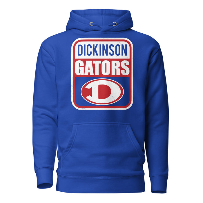 Dickinson High School Gators Royal Blue Premium Unisex Hoodie 001
