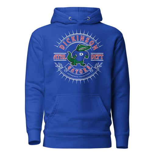 Dickinson High School Gators Royal Blue Premium Unisex Hoodie 201