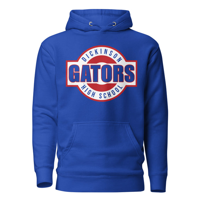 Dickinson High School Gators Royal Blue Premium Unisex Hoodie 011