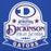 Close-up view of Dickinson High School Gators Royal Blue Premium Unisex Hoodie 219