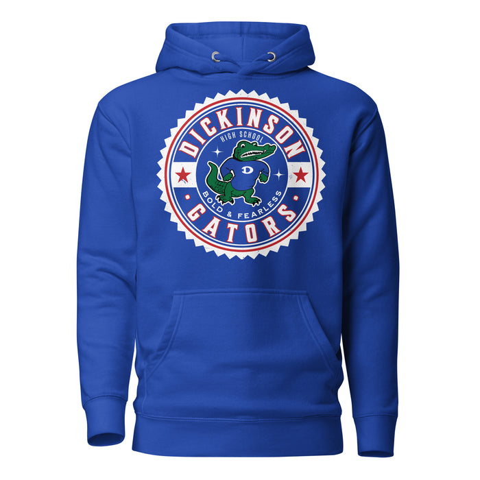 Dickinson High School Gators Royal Blue Premium Unisex Hoodie 203