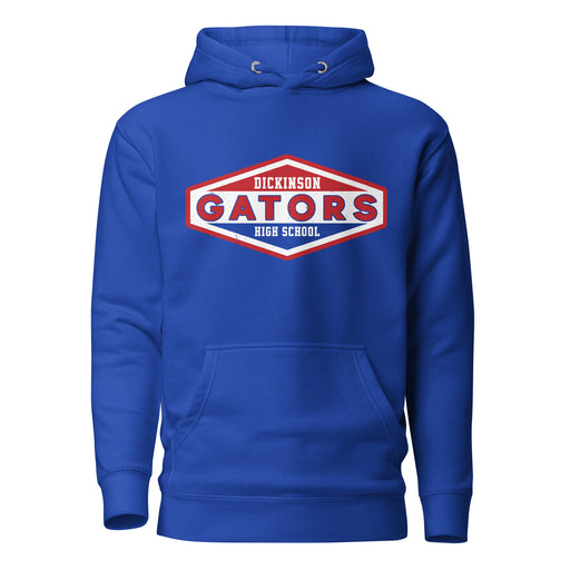 Dickinson High School Gators Royal Blue Premium Unisex Hoodie 009