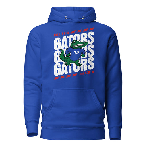 Dickinson High School Gators Royal Blue Premium Unisex Hoodie 223