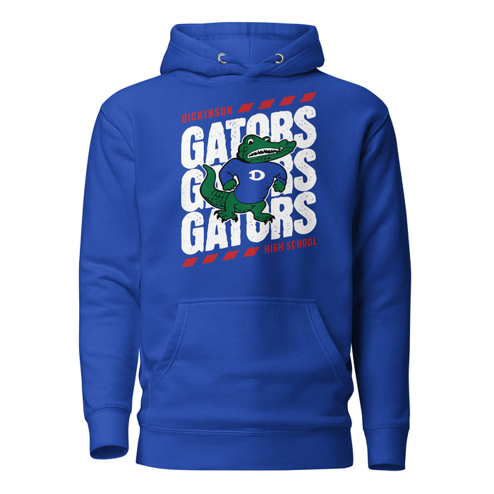 Dickinson High School Gators Royal Blue Premium Unisex Hoodie 223