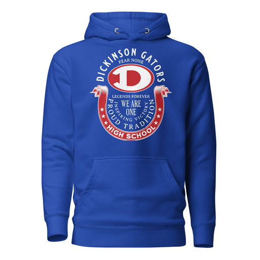 Dickinson High School Gators Royal Blue Premium Unisex Hoodie 229