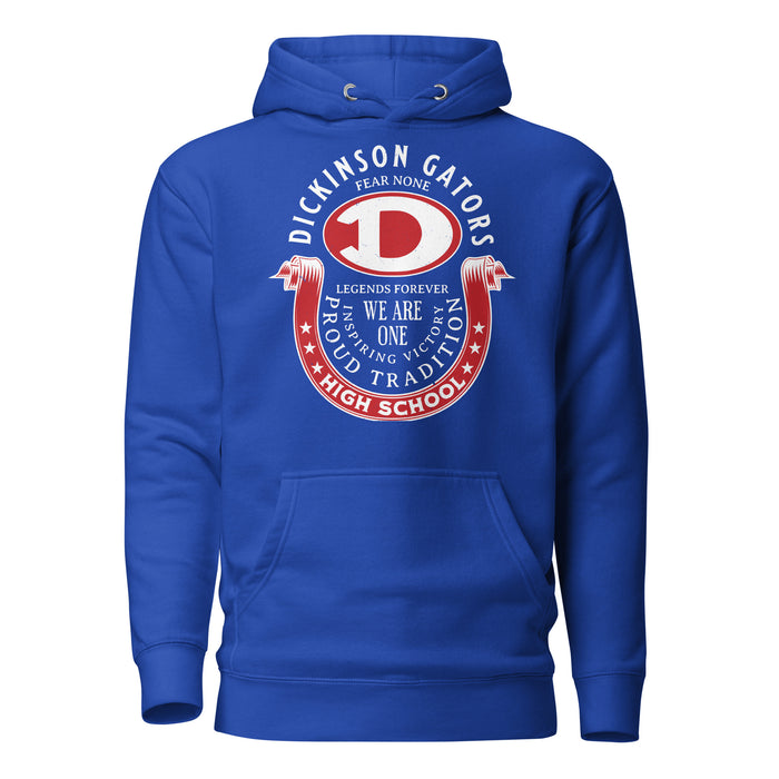 Dickinson High School Gators Royal Blue Premium Unisex Hoodie 229