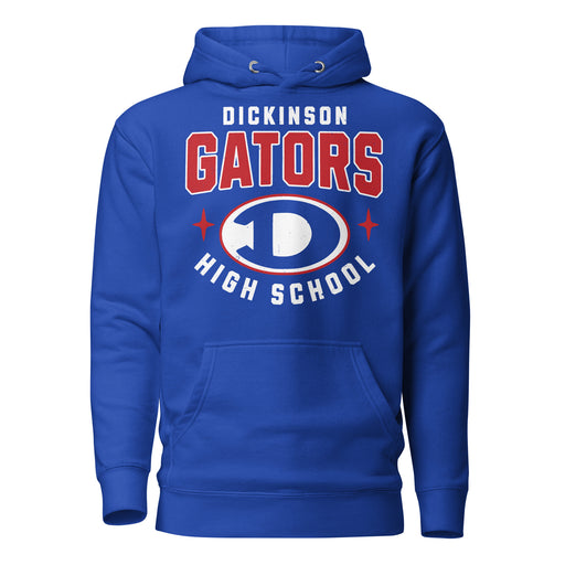 Dickinson High School Gators Royal Blue Premium Unisex Hoodie 204