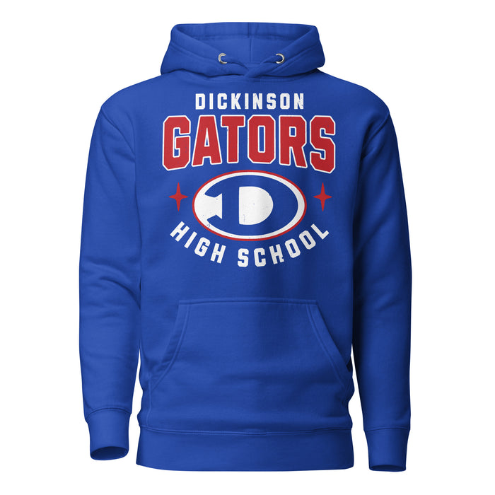 Dickinson High School Gators Royal Blue Premium Unisex Hoodie 204