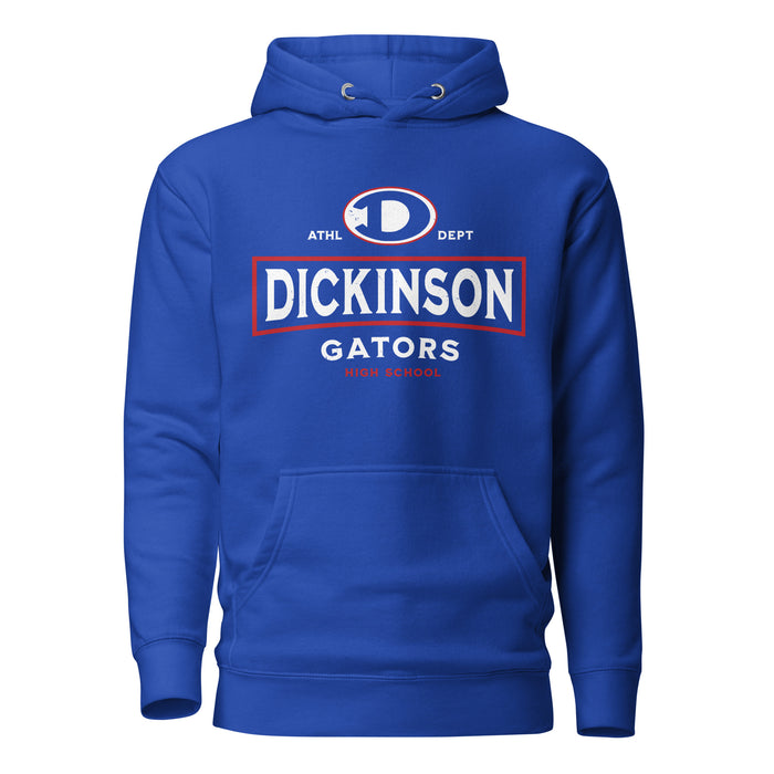 Dickinson High School Gators Royal Blue Premium Unisex Hoodie 202