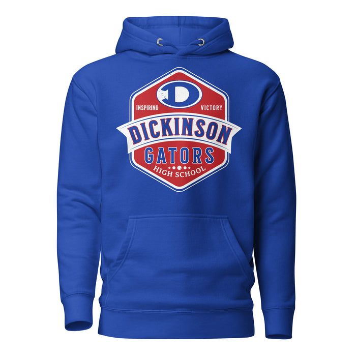 Dickinson High School Gators Royal Blue Premium Unisex Hoodie 209