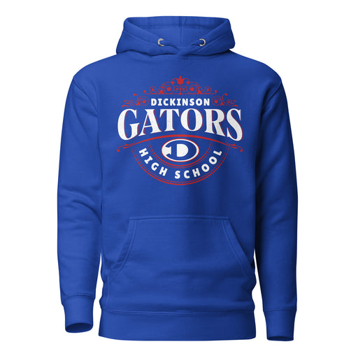 Dickinson High School Gators Royal Blue Premium Unisex Hoodie 211