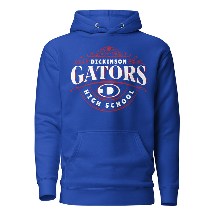 Dickinson High School Gators Royal Blue Premium Unisex Hoodie 211
