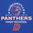 Close-up view of Duncanville High School Panthers Royal Blue Premium Hoodie 222