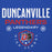 Close-up view of Duncanville High School Panthers Royal Blue Premium Hoodie 003