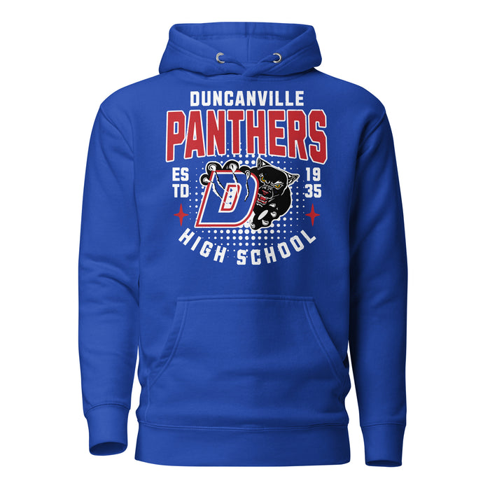 Duncanville High School Panthers Royal Blue Premium Hoodie 204