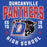 Close-up view of Duncanville High School Panthers Royal Blue Premium Hoodie 204