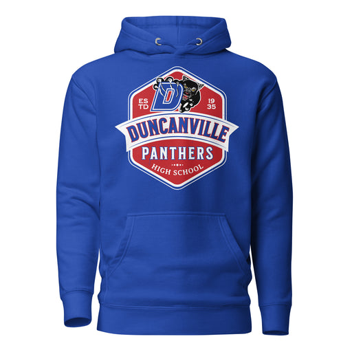 Duncanville High School Panthers Royal Blue Premium Hoodie 209