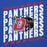 Close-up view of Duncanville High School Panthers Royal Blue Premium Hoodie 223