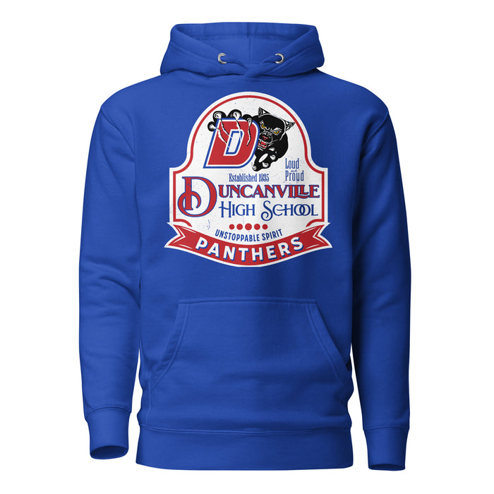 Duncanville High School Panthers Royal Blue Premium Hoodie 219