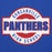 Close-up view of Duncanville High School Panthers Royal Blue Premium Hoodie 011