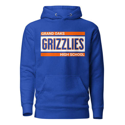 Grand Oaks High School Grizzlies Royal Blue Premium Unisex Hoodie 098