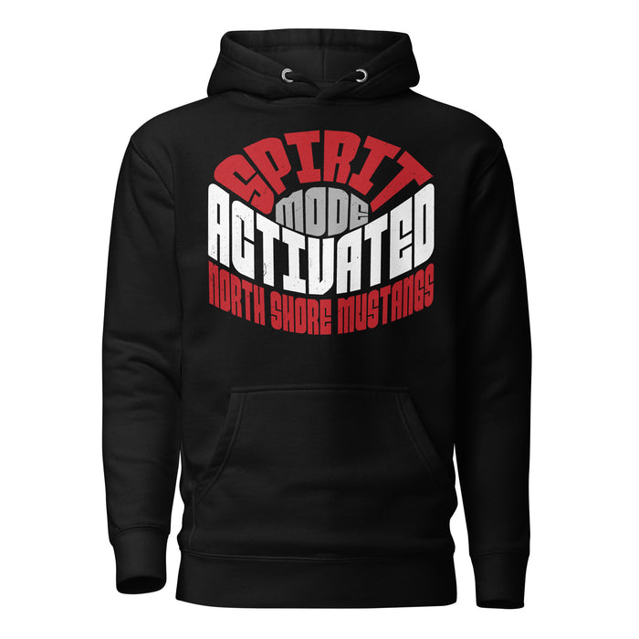 North Shore High School Mustangs Black Premium Unisex Hoodie 242