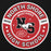 Close-up view of North Shore High School Mustangs Black Premium Unisex Hoodie 239