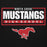 Close-up view of North Shore High School Mustangs Black Premium Unisex Hoodie 049