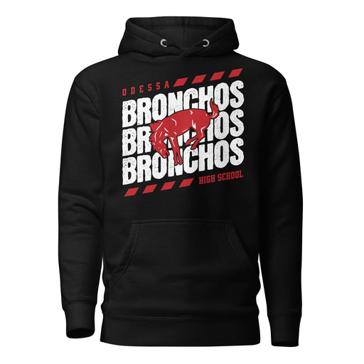 Odessa High School Bronchos Black Premium Unisex Hoodie 223