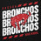 Close-up view of Odessa High School Bronchos Black Premium Unisex Hoodie 223