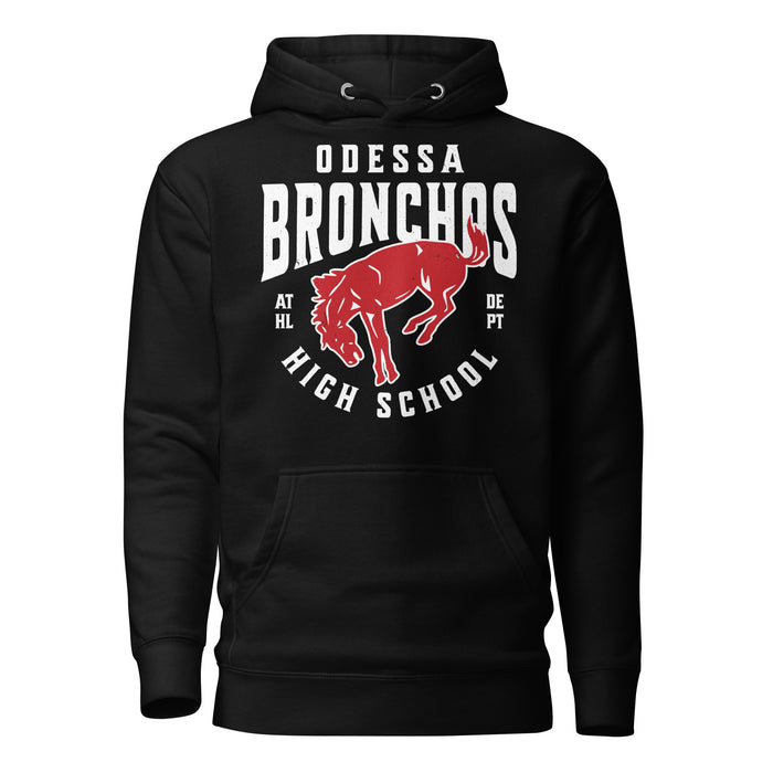 Odessa High School Bronchos Black Premium Unisex Hoodie 213