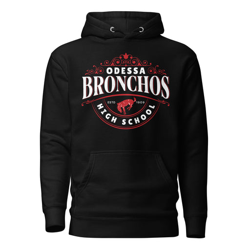 Odessa High School Bronchos Black Premium Unisex Hoodie 211