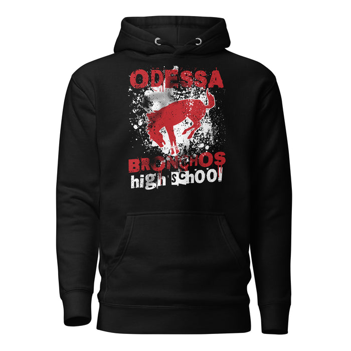 Odessa High School Bronchos Black Premium Unisex Hoodie 205