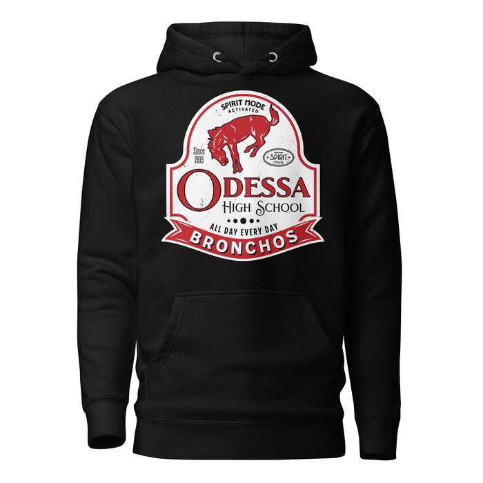 Odessa High School Bronchos Black Premium Unisex Hoodie 219