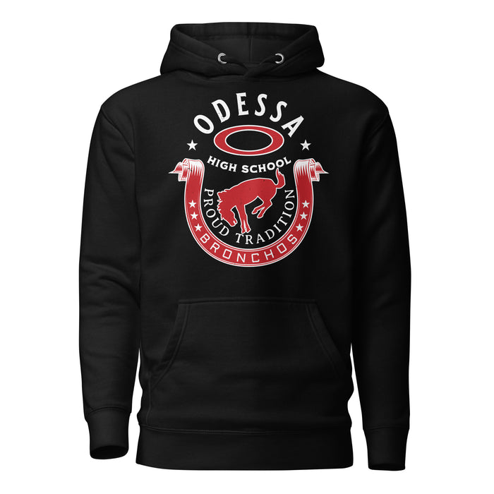 Odessa High School Bronchos Black Premium Unisex Hoodie 229