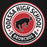 Close-up view of Odessa High School Bronchos Black Premium Unisex Hoodie 220