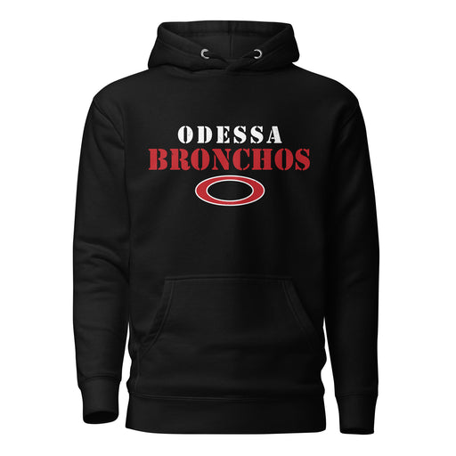 Odessa High School Bronchos Black Premium Unisex Hoodie 017