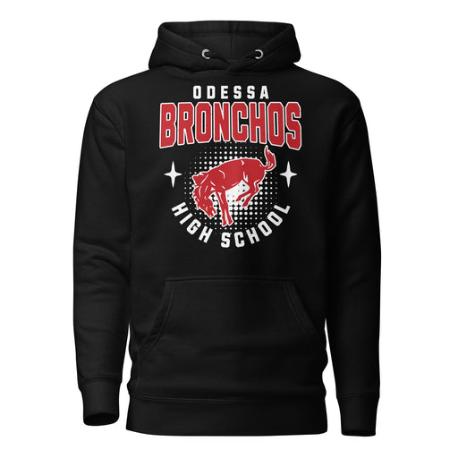 Odessa High School Bronchos Black Premium Unisex Hoodie 204