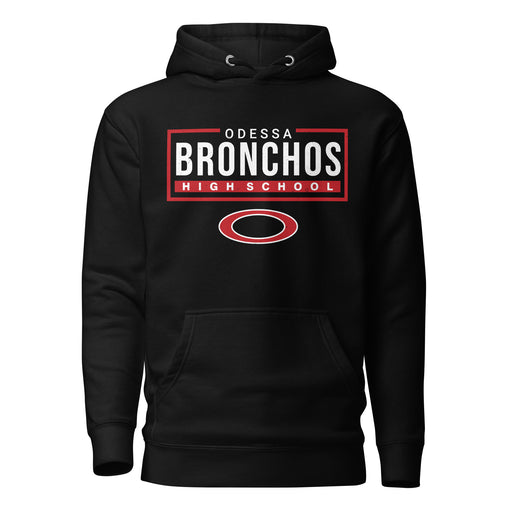 Odessa High School Bronchos Black Premium Unisex Hoodie 049