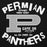 Black t-shirt with white text and logo for 'Permian Panthers' on a black background - premium hoodie design 228