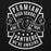 Black and white logo of Permian High School Panthers with panther mascot and text on a black background - Premium hoodie design 207