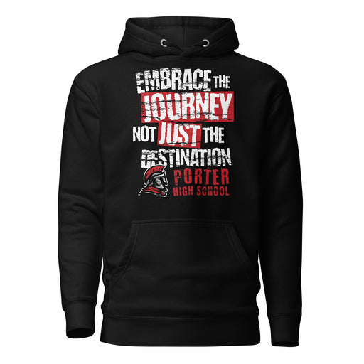 Porter High School Spartans Black Premium Unisex Hoodie 232